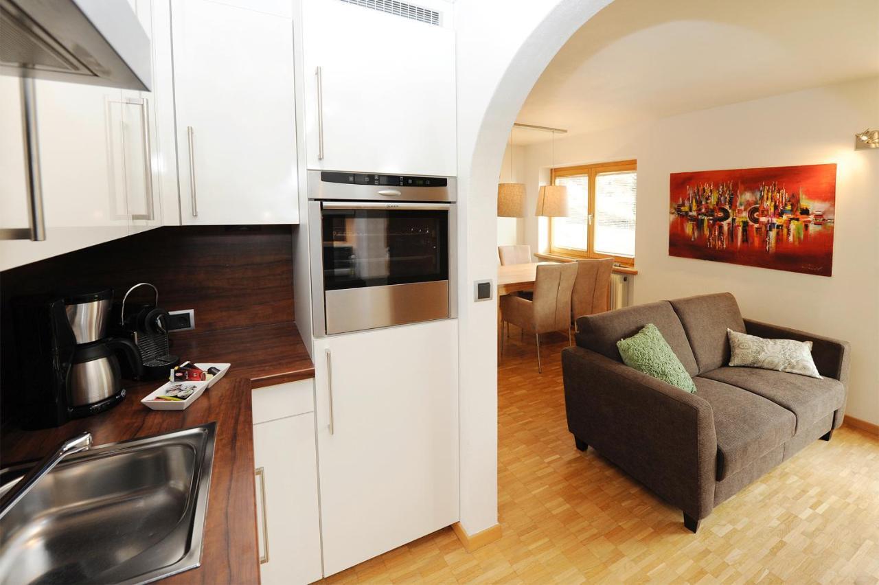 Ferienwohnung Haus Kleiner Turm Schruns Exterior foto